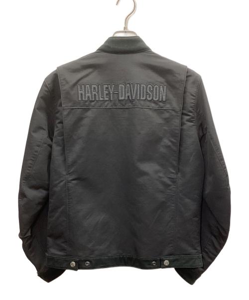 HARLEY-DAVIDSON（ハーレーダビッドソン）HARLEY-DAVIDSON (ハーレーダビッドソン) ライダースジャケット ブラック サイズ:Sの古着・服飾アイテム
