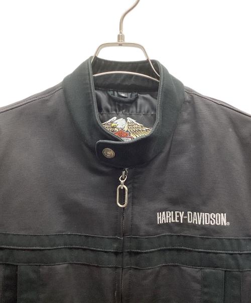 HARLEY-DAVIDSON（ハーレーダビッドソン）HARLEY-DAVIDSON (ハーレーダビッドソン) ライダースジャケット ブラック サイズ:Sの古着・服飾アイテム