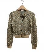 MIU MIUミュウミュウ）の古着「薄手カーディガン」｜ベージュ