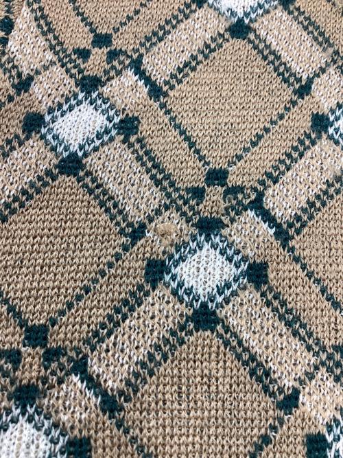 MIU MIU（ミュウミュウ）MIU MIU (ミュウミュウ) 薄手カーディガン ベージュ サイズ:36の古着・服飾アイテム