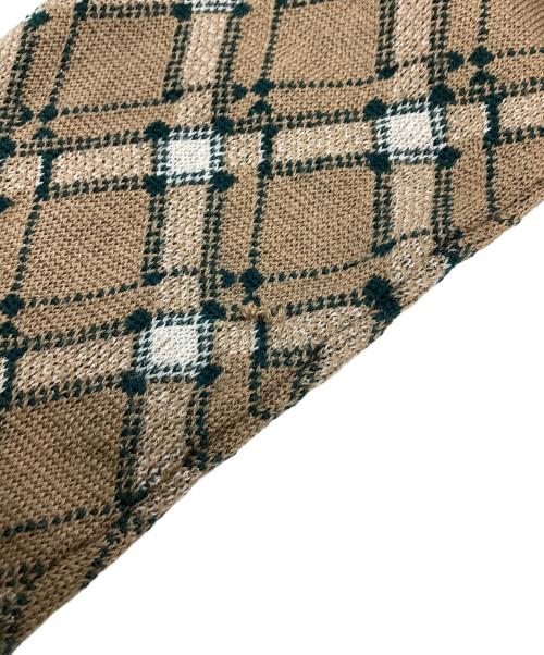 MIU MIU（ミュウミュウ）MIU MIU (ミュウミュウ) 薄手カーディガン ベージュ サイズ:36の古着・服飾アイテム