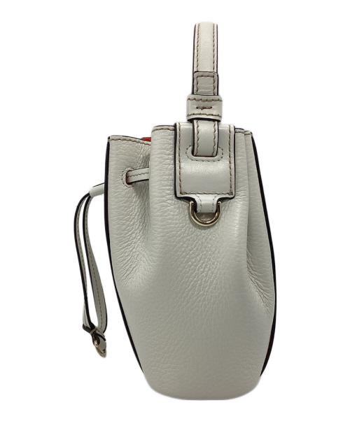 FURLA（フルラ）FURLA (フルラ) MIASTELLA(ミアステラ) バケットバッグ ホワイトの古着・服飾アイテム
