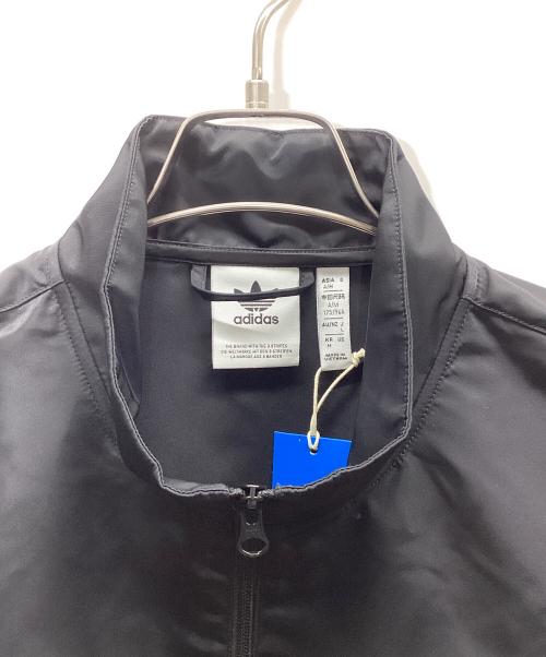 adidas Originals（アディダスオリジナル）adidas Originals (アディダスオリジナル) ナイロンジャケット ブラック×オレンジ サイズ:Mの古着・服飾アイテム