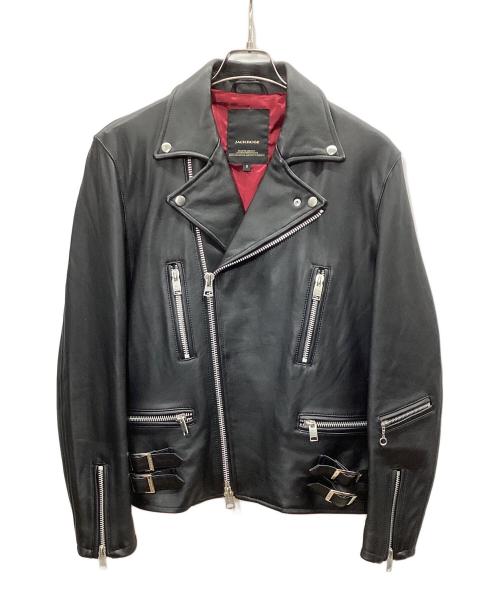 JACKROSE（ジャックローズ）JACKROSE (ジャックローズ) ダブルライダースジャケット ブラック サイズ:5の古着・服飾アイテム