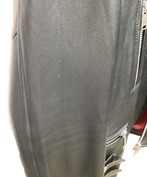 JACKROSE（ジャックローズ）JACKROSE (ジャックローズ) ダブルライダースジャケット ブラック サイズ:5の古着・服飾アイテム