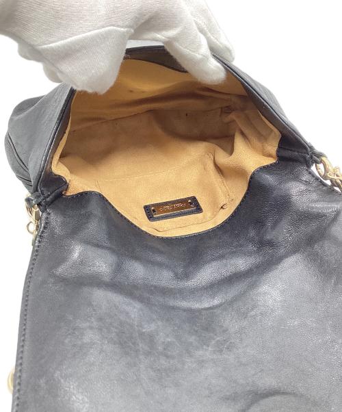 JIMMY CHOO（ジミーチュウ）JIMMY CHOO (ジミーチュウ) ゾディアック ショルダーバッグ ブラックの古着・服飾アイテム