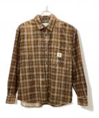 CarHarttカーハート）の古着「L/S Flint Shirt 長袖シャツ」｜ブラウン
