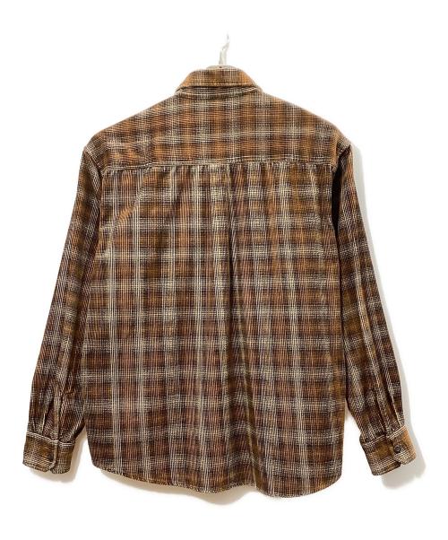 CarHartt（カーハート）CarHartt (カーハート) L/S Flint Shirt 長袖シャツ ブラウン サイズ:XLの古着・服飾アイテム