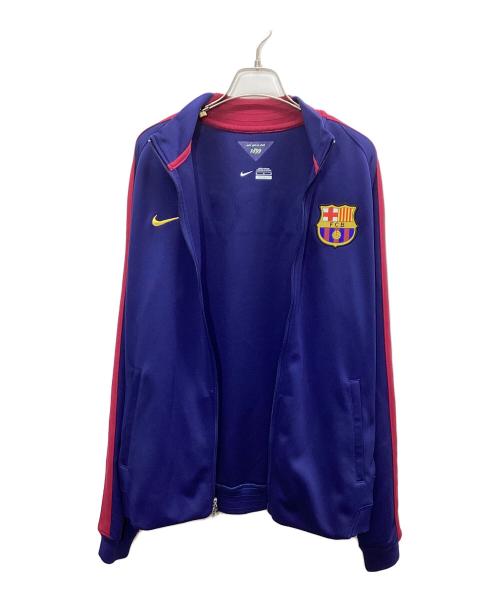NIKE（ナイキ）NIKE (ナイキ) FCバルセロナ (エフシーバルセロナ) トラックジャケット レッド×ネイビー サイズ:Mの古着・服飾アイテム