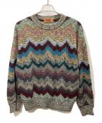 MISSONI UOMOミッソーニウオモ）の古着「厚手ニット」｜マルチカラー