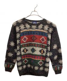 WOOLRICH（ウールリッチ）の古着「厚手ニット」｜ベージュ×ブラウン