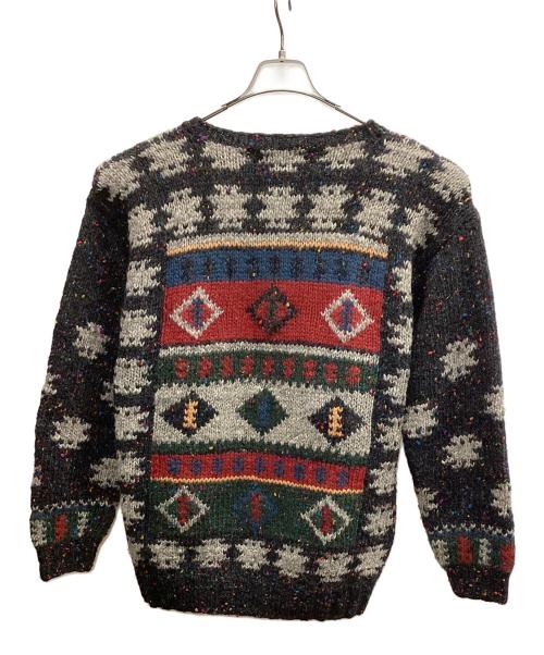 WOOLRICH（ウールリッチ）WOOLRICH (ウールリッチ) 厚手ニット ベージュ×ブラウン サイズ:Lの古着・服飾アイテム