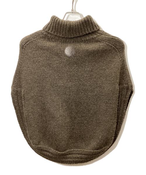 GUCCI（グッチ）GUCCI (グッチ) ニットポンチョ ブラウン サイズ:Sの古着・服飾アイテム