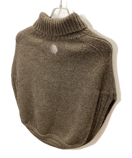 GUCCI（グッチ）GUCCI (グッチ) ニットポンチョ ブラウン サイズ:Sの古着・服飾アイテム