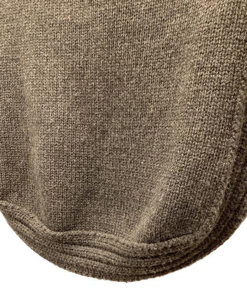 GUCCI（グッチ）GUCCI (グッチ) ニットポンチョ ブラウン サイズ:Sの古着・服飾アイテム