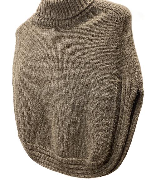 GUCCI（グッチ）GUCCI (グッチ) ニットポンチョ ブラウン サイズ:Sの古着・服飾アイテム