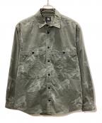 PAUL SMITHポールスミス）の古着「SUGIDOE カジュアルシャツ」｜オリーブ
