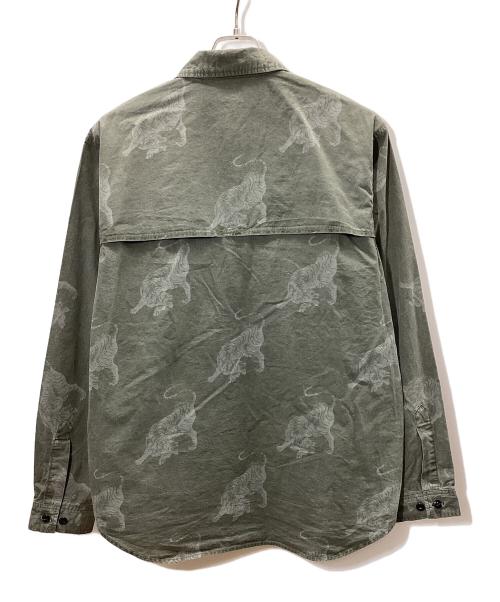 PAUL SMITH（ポールスミス）Paul Smith (ポールスミス) SUGIDOE カジュアルシャツ オリーブ サイズ:Lの古着・服飾アイテム