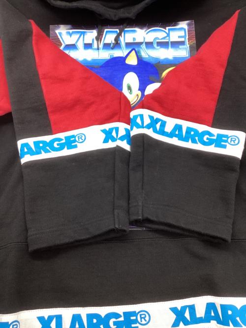 X-LARGE（エクストララージ）X-LARGE (エクストララージ) プリントスウェット ブラック サイズ:Sの古着・服飾アイテム