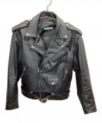 MOLAWZモローズ）の古着「ライダースジャケット」｜ブラック