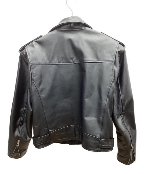 MOLAWZ（モローズ）MOLAWZ (モローズ) ライダースジャケット ブラック サイズ:Lの古着・服飾アイテム