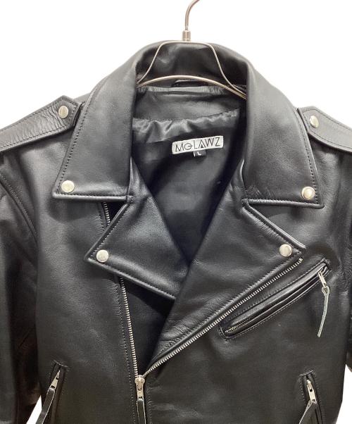 MOLAWZ（モローズ）MOLAWZ (モローズ) ライダースジャケット ブラック サイズ:Lの古着・服飾アイテム