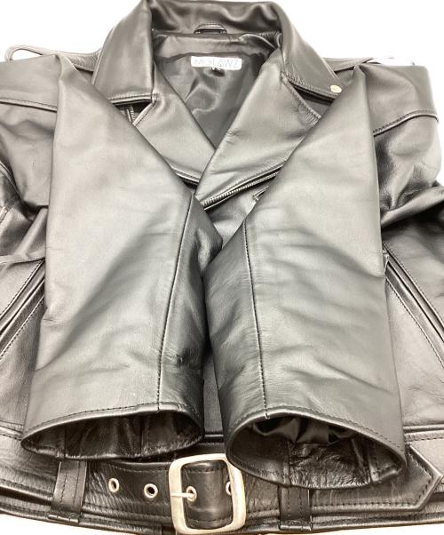 MOLAWZ（モローズ）MOLAWZ (モローズ) ライダースジャケット ブラック サイズ:Lの古着・服飾アイテム