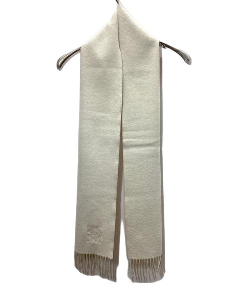 LOEWE（ロエベ）LOEWE (ロエベ) マフラー アイボリーの古着・服飾アイテム