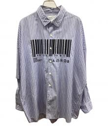 SHAREEF（シャリーフ）の古着「長袖シャツ」｜ブルー