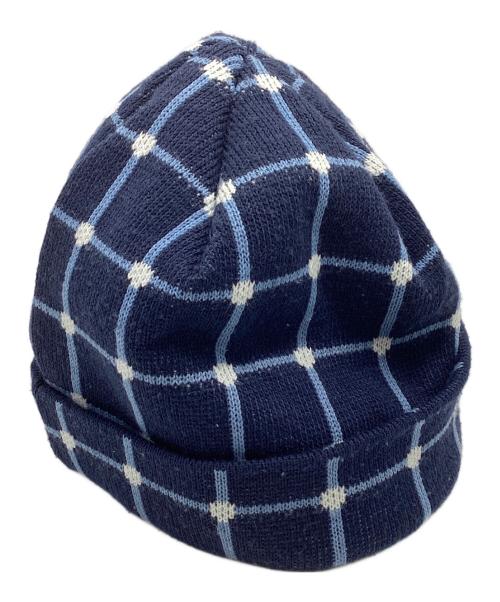 Dime（ダイム）Dime (ダイム) ニット帽 ネイビーの古着・服飾アイテム