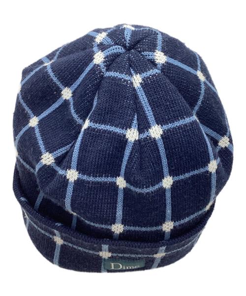 Dime（ダイム）Dime (ダイム) ニット帽 ネイビーの古着・服飾アイテム