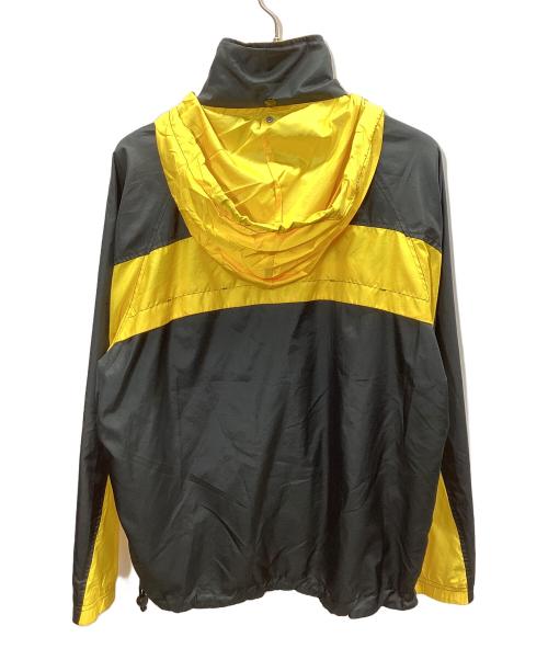 asics（アシックス）asics (アシックス) ナイロンジャケット イエロー×ブラック サイズ:Lの古着・服飾アイテム