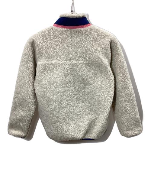 Patagonia（パタゴニア）Patagonia (パタゴニア) Kids Classic Retro-X Jacket ベージュ×ネイビー サイズ:XLの古着・服飾アイテム