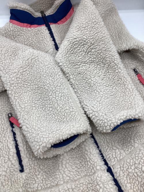 Patagonia（パタゴニア）Patagonia (パタゴニア) Kids Classic Retro-X Jacket ベージュ×ネイビー サイズ:XLの古着・服飾アイテム