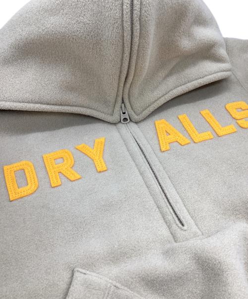 HUMAN MADE（ヒューマンメイド）HUMAN MADE (ヒューマンメイド) FLEECE HALF-ZIP HOODIE(フリースハーフジップフーディー) ベージュ サイズ:Mの古着・服飾アイテム