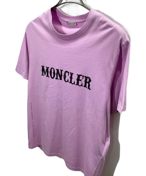MONCLER GENIUS（モンクレール ジーニアス）MONCLER GENIUS (モンクレール ジーニアス) FRAGMENT DESIGN (フラグメントデザイン) 半袖カットソー パープル サイズ:Mの古着・服飾アイテム