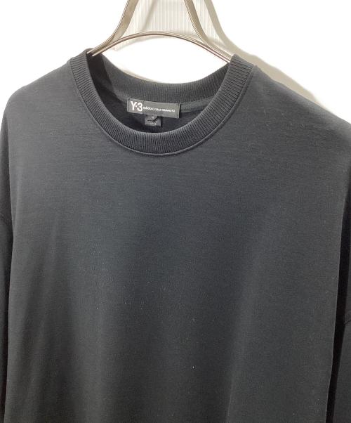 Y-3（ワイスリー）Y-3 (ワイスリー) W CRW STREET オーバーサイズ クルーネックスウェット ブラック サイズ:Mの古着・服飾アイテム