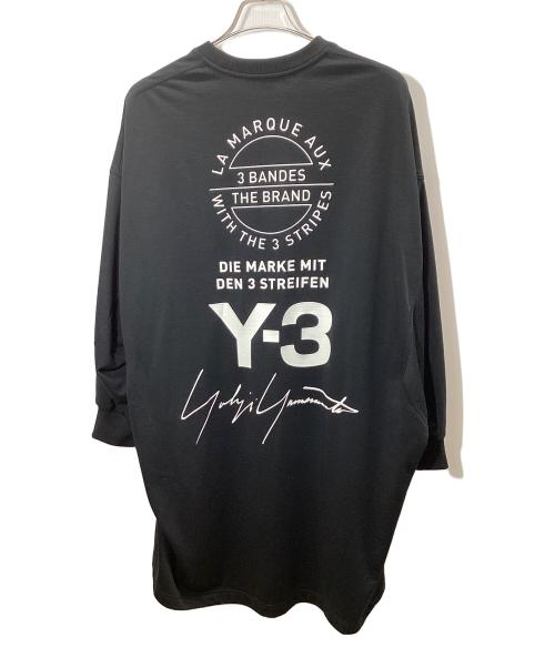 Y-3（ワイスリー）Y-3 (ワイスリー) W CRW STREET オーバーサイズ クルーネックスウェット ブラック サイズ:Mの古着・服飾アイテム