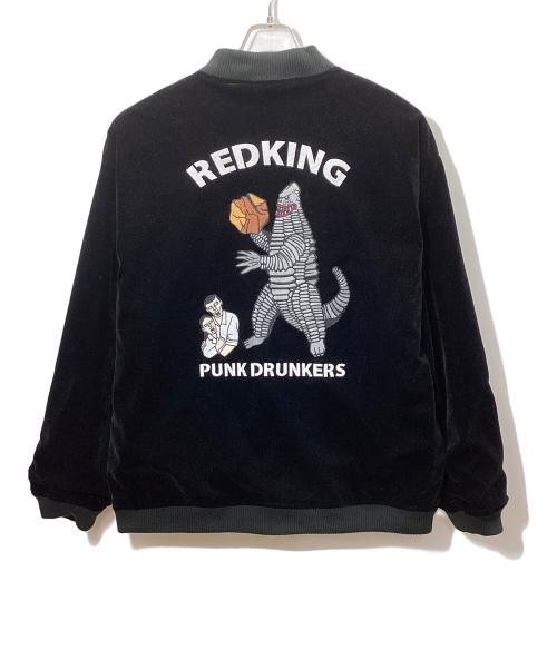 PUNK DRUNKERS（パンクドランカーズ）PUNK DRUNKERS (パンクドランカーズ) 円谷プロ (ツブラヤプロ) ウルトラ怪獣JKT ブラック サイズ:XLの古着・服飾アイテム