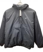 NIKEナイキ）の古着「Therma-FIT オーバーサイズド フーデッド アノラックジャケット」｜ブラック