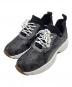 COACHコーチ）の古着「ローカットスニーカー　ランナー」｜ブラック