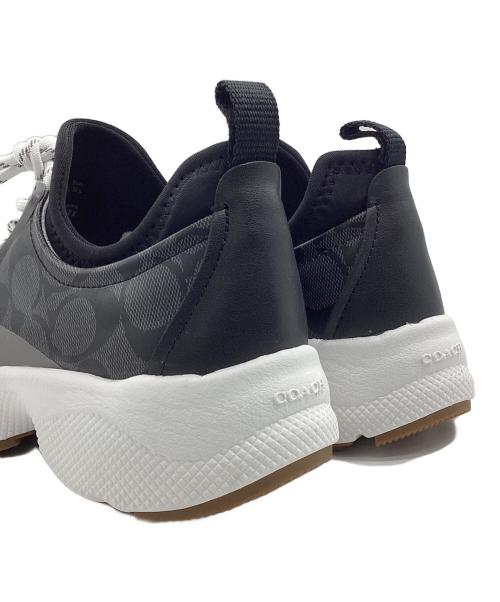 COACH（コーチ）COACH (コーチ) ローカットスニーカー　ランナー ブラック サイズ:24の古着・服飾アイテム