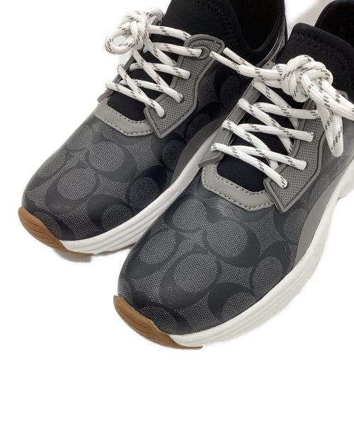 COACH（コーチ）COACH (コーチ) ローカットスニーカー　ランナー ブラック サイズ:24の古着・服飾アイテム