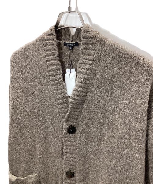 pas de calais（パドカレ）pas de calais (パドカレ) 飾編みロングカーデ イガン ブラウン サイズ:36 未使用品の古着・服飾アイテム