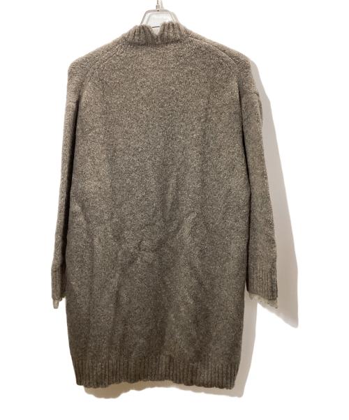 pas de calais（パドカレ）pas de calais (パドカレ) 飾編みロングカーデ イガン ブラウン サイズ:36 未使用品の古着・服飾アイテム