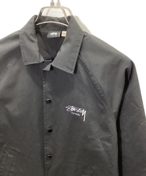 stussy（ステューシー）stussy (ステューシー) コーチジャケット ブラック サイズ:Sの古着・服飾アイテム