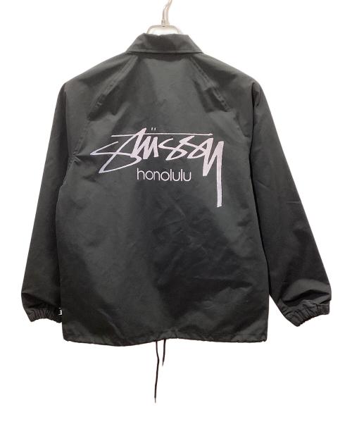 stussy（ステューシー）stussy (ステューシー) コーチジャケット ブラック サイズ:Sの古着・服飾アイテム