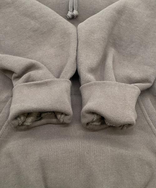 SUPREME（シュプリーム）Supreme (シュプリーム) satin applique hooded sweat shirt(サテン アップリケ フーディー スウェットシャツ) ブラウン サイズ:Sの古着・服飾アイテム