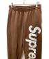Supreme (シュプリーム) Satin Applique Sweatpants(サテンアップリケスウェットパンツ) ブラウン サイズ:S：18000円