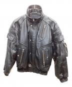 B's Leatherバイカーズレザー）の古着「レザージャケット」｜ブラック